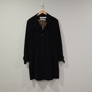 Retro Perry Ellis Beltless Streetwear Trench